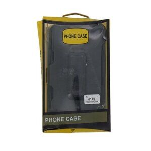 iPhone XR Defender Case with Belt Clip – Rugged Black Protective Cover